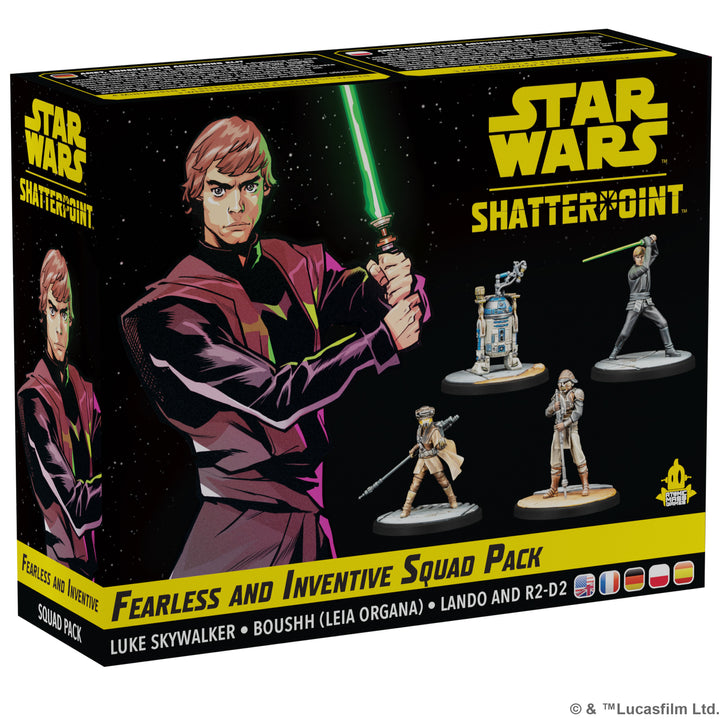 STAR WARS SHATTERPOINT: FEARLESS AND INVENTIVE - LUKE SKYWALKER SQUAD PACK | BD Cosmos