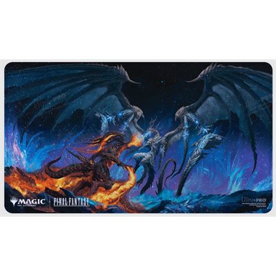 UP HOLOFOIL PLAYMAT -BAHAMUT AND IFRIT | BD Cosmos
