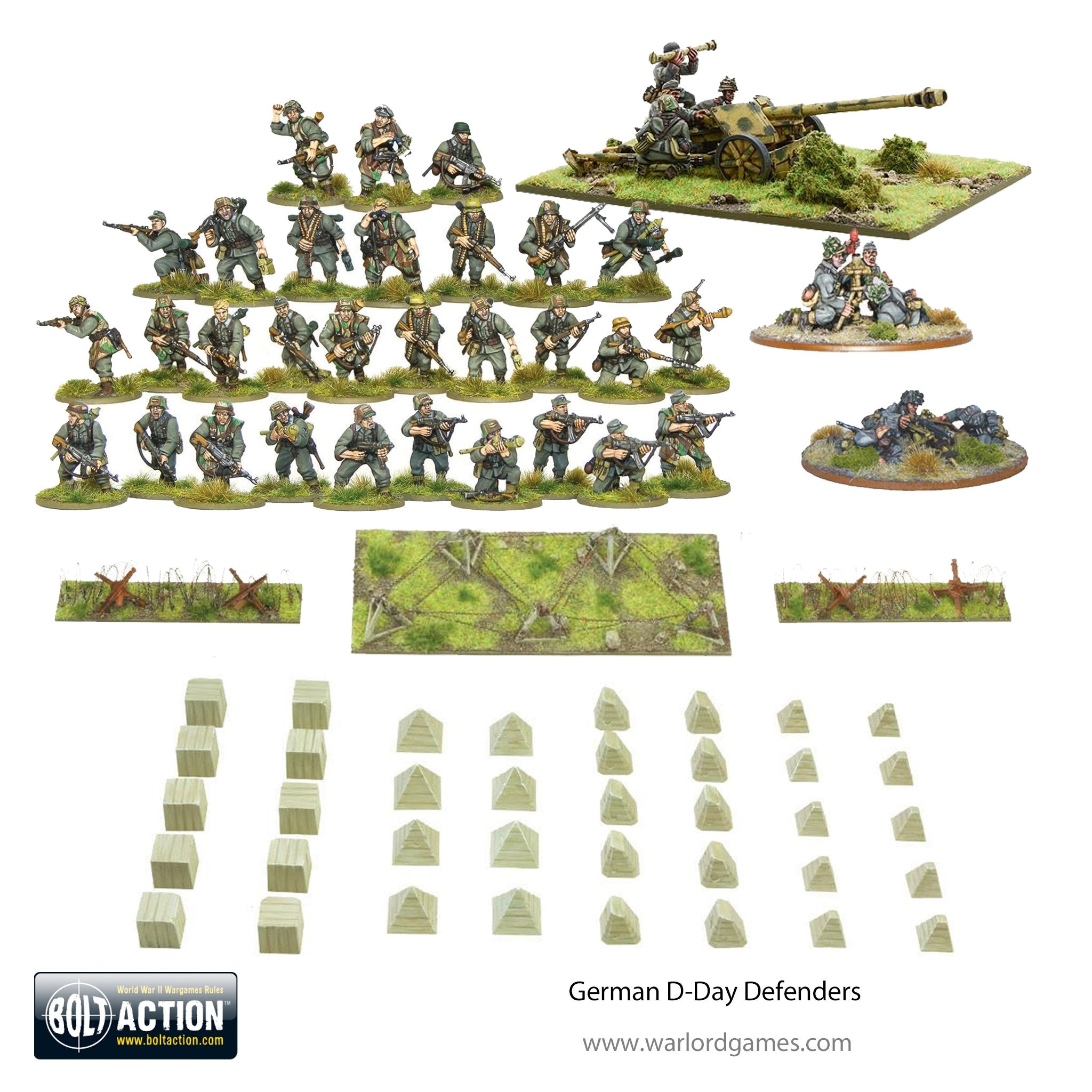 BOLT ACTION: GERMAN D-DAY DEFENDERS | BD Cosmos