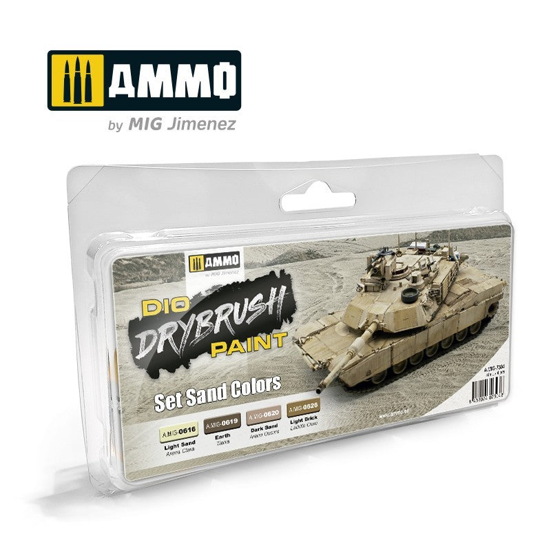 AMMO MIG: DIO DRY BRUSH PAINT - SAND COLORS SET | BD Cosmos