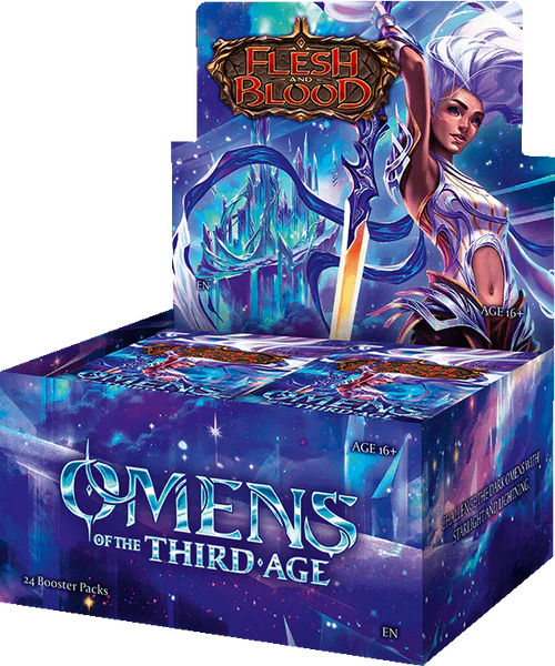 FLESH AND BLOOD: OMENS OF THE THIRD AGE BOOSTER BOX | BD Cosmos