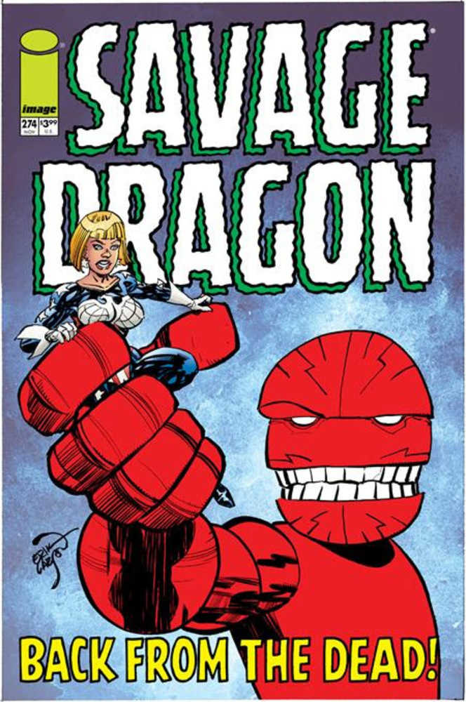 Savage Dragon #274 IMAGE C Larsen Blue 01/01/2025 | BD Cosmos