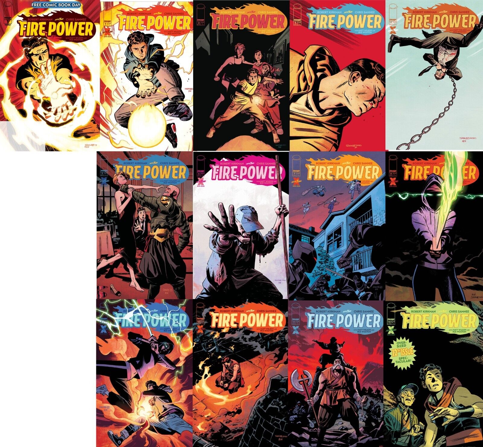 Fire Power #1 to #12 + FCBD (2020) Image Comics 1st print A cover run | BD Cosmos
