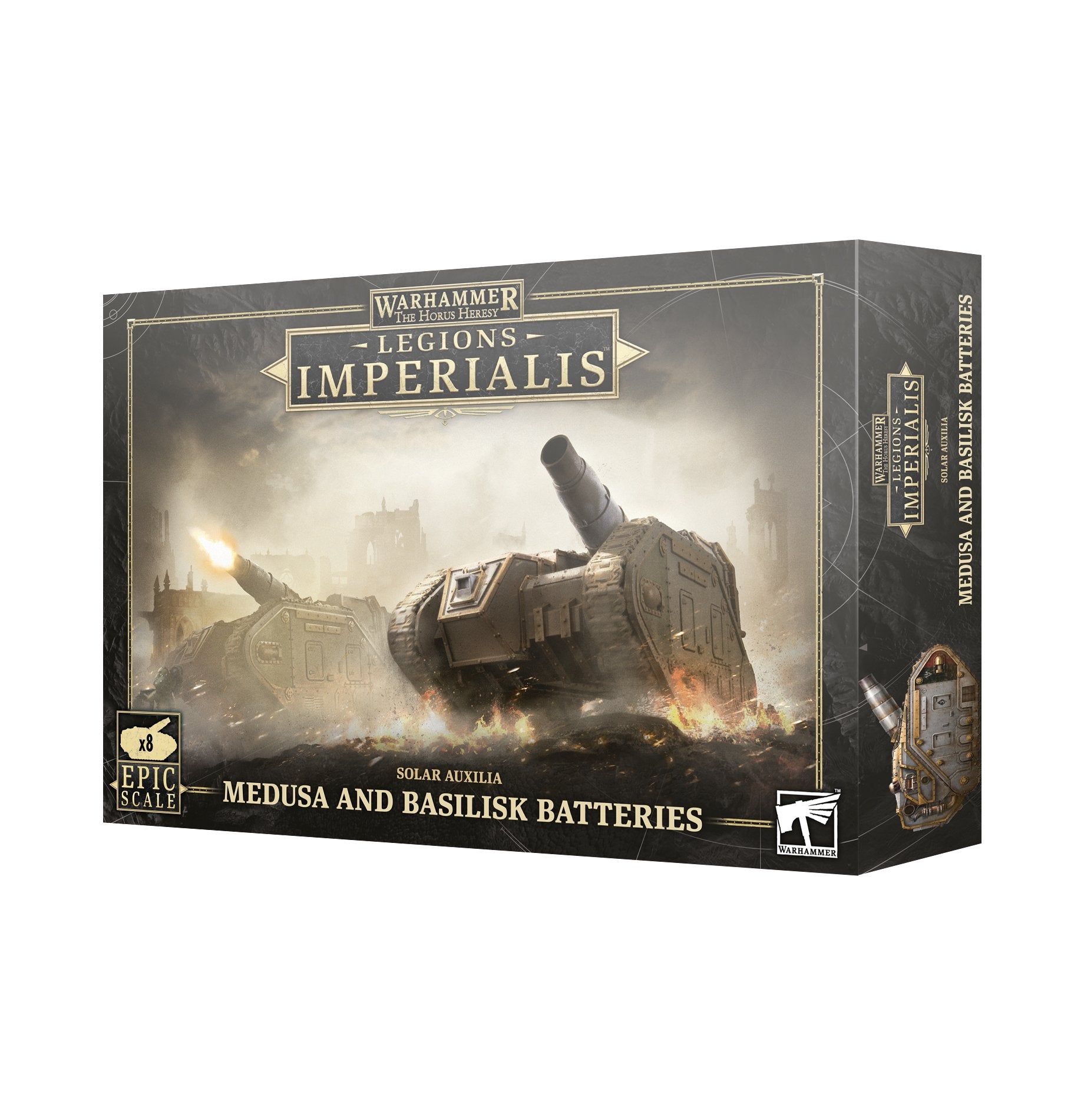 LEGIONS IMPERIALIS: SOLAR AUXILIA BASILISKS & MEDUSAS BATTERIES | BD Cosmos