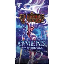 FLESH AND BLOOD: OMENS OF THE THIRD AGE BOOSTER PACK | BD Cosmos
