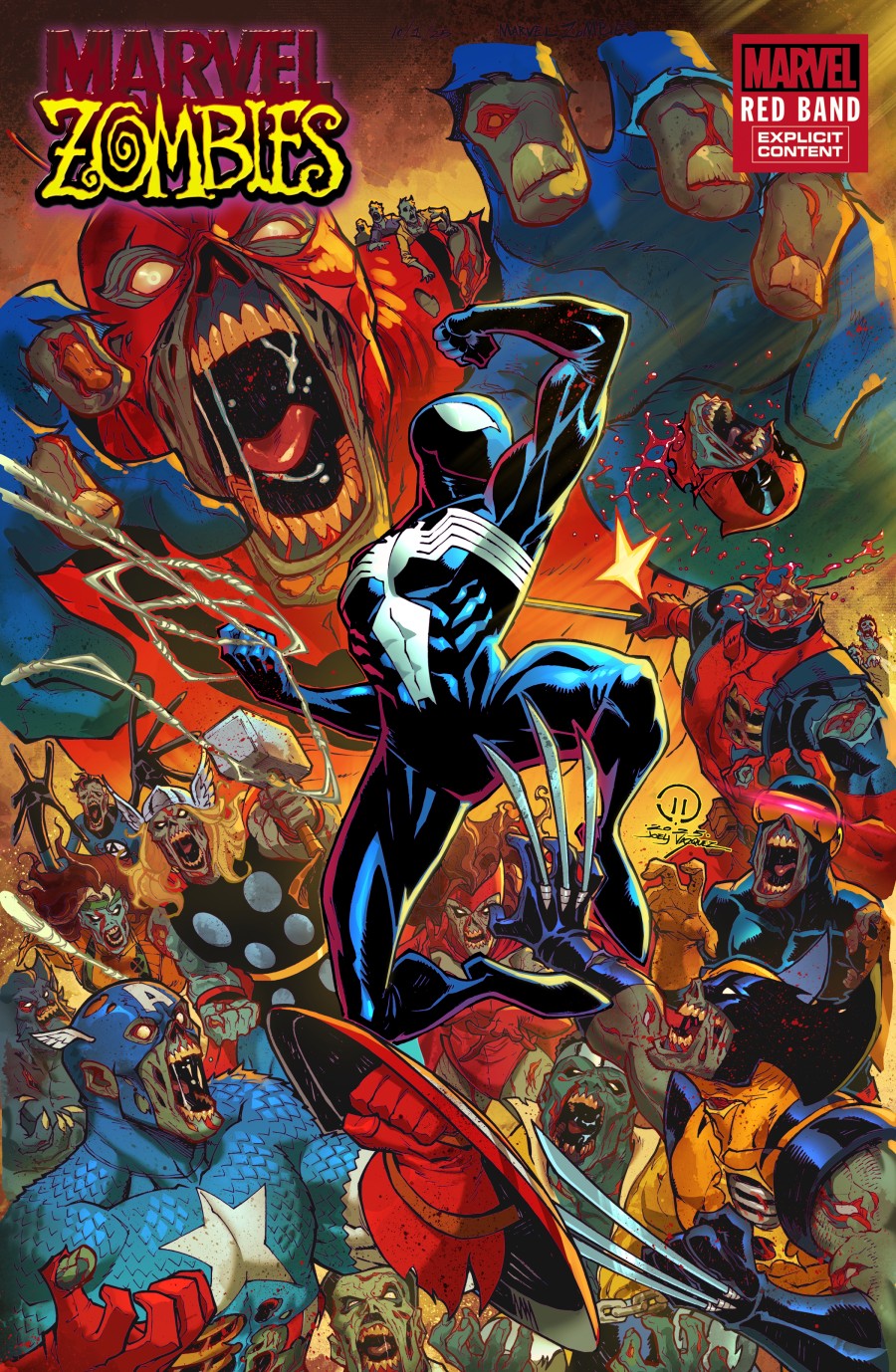 Marvel Zombies Red Band #5 MARVEL Joey Vasquez [Polybagged] 01/28/2026 | BD Cosmos