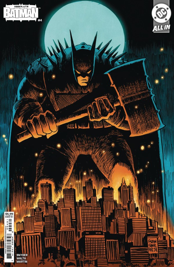 Absolute Batman #4 DC C Francavilla Release 01/08/2025 | BD Cosmos