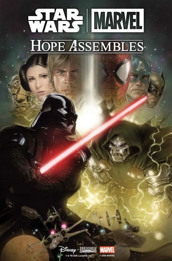 Star Wars/Marvel: Hope Assembles #1 MARVEL C Andrews Battle 01/13/2027 | BD Cosmos