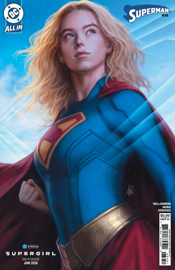 Superman #39 DC E Artgerm Lau Supergirl Movie 06/24/2026 | BD Cosmos