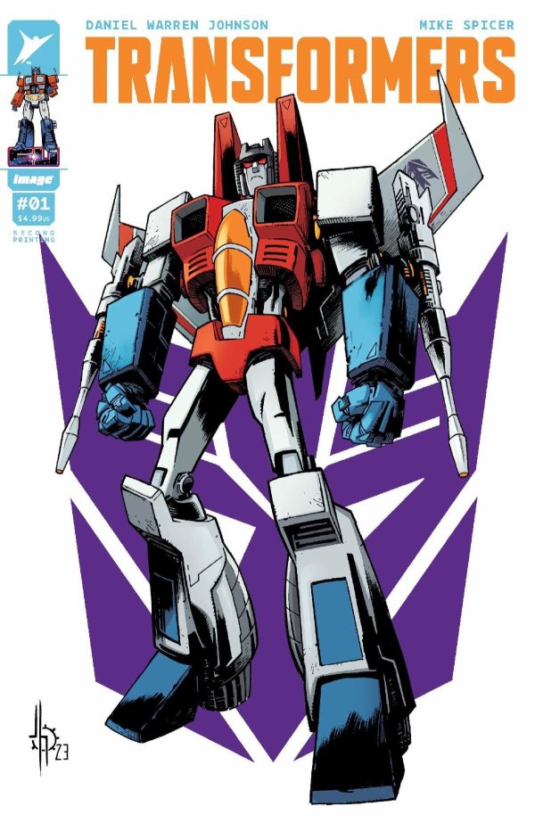 Transformers #1 Image B Jason Howard Variante 2e impression 11/01/2023 | BD Cosmos