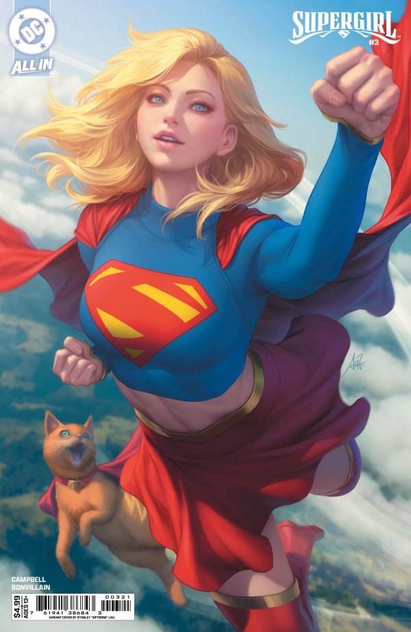 Supergirl #3 DC B Stanley Artgerm Lau 07/09/2025 | BD Cosmos