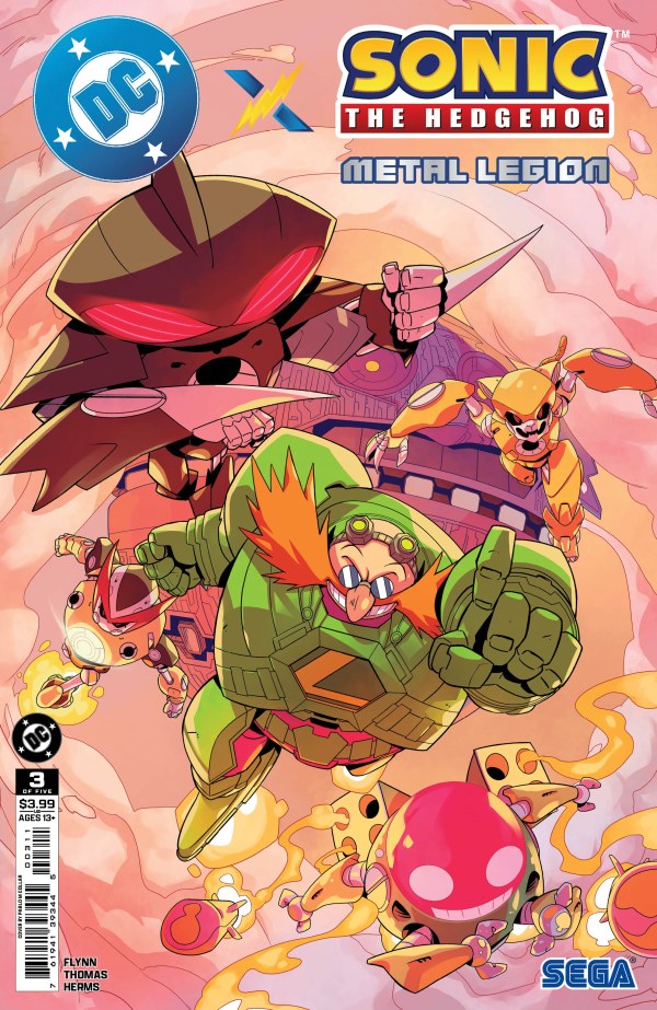 DC X Sonic The Hedgehog The Metal Legion #3 [Of 5] DC A Collar 07/01/2026 | BD Cosmos