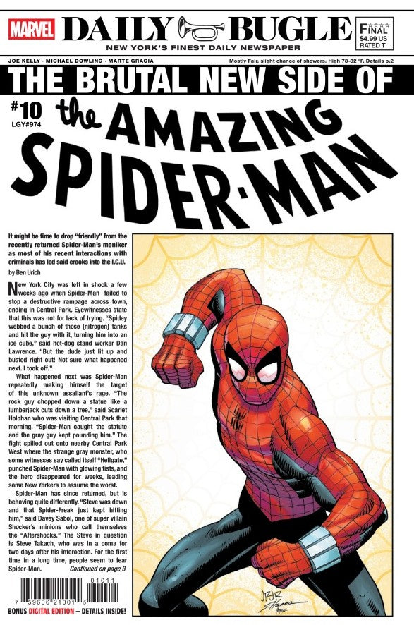 Amazing Spider-Man #10 Release 08/20/2025 | BD Cosmos