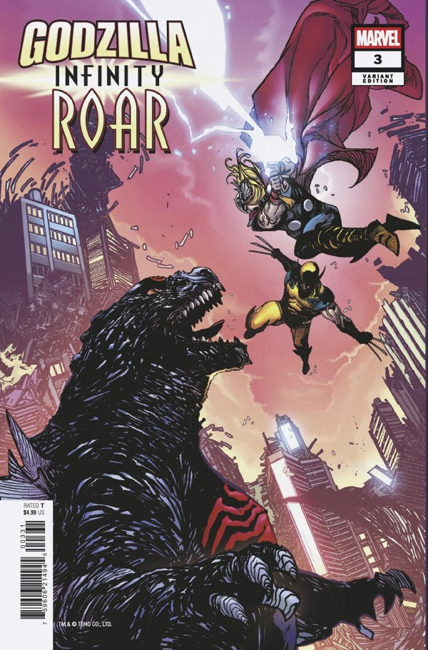 Godzilla: Infinity Roar #3 MARVEL Von Randall 04/15/2026 | BD Cosmos