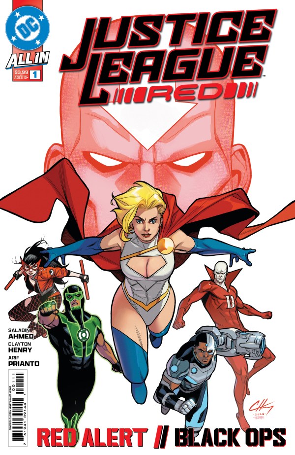 Justice League Red #1 [Of 6] DC A Clayton Henry 08/20/2025 | BD Cosmos