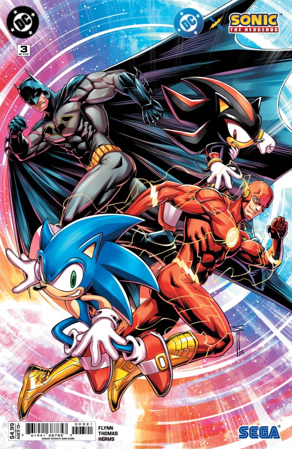 DC X Sonic Hedgehog #3 [Of 5] DC B Serg Acuna 05/21/2025 | BD Cosmos