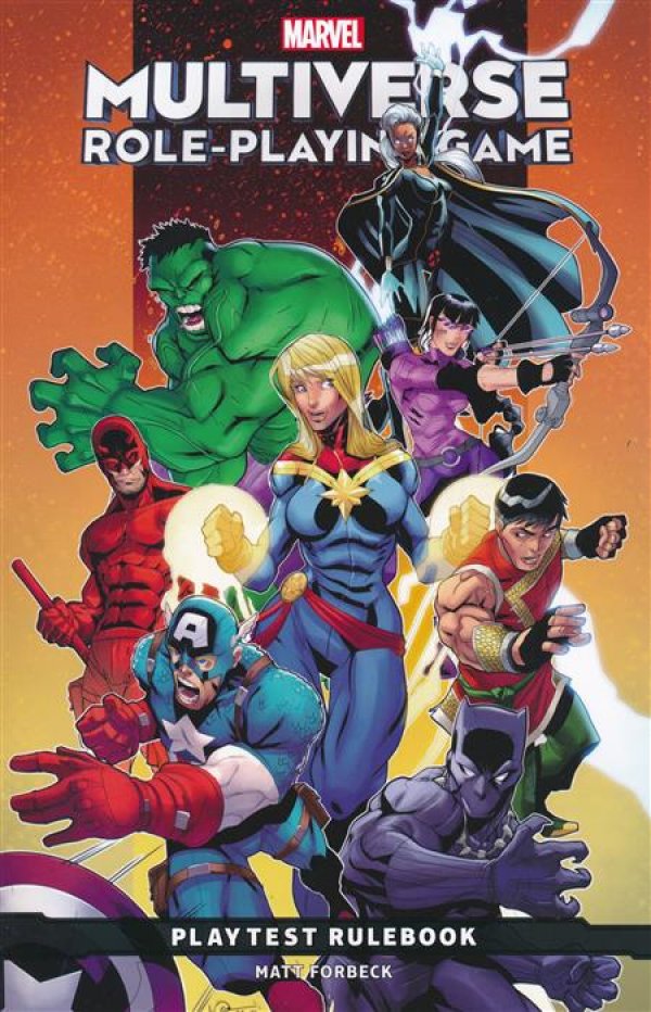 Marvel Multiverse Role Playing Game Playtest Rulebook TPB Lubera Direct Market Variant | BD Cosmos