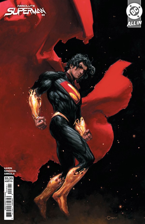 Absolute Superman #8 DC B Clayton Crain 06/04/2025 | BD Cosmos