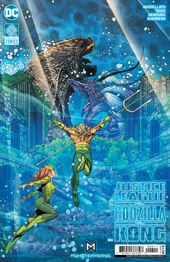 Justice League vs Godzilla vs Kong #4 DC A Johnson 01/17/2024 | BD Cosmos