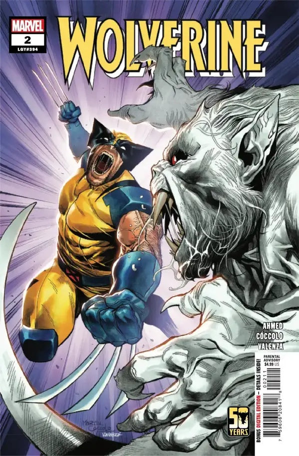 Wolverine #2 Marvel A 10/16/2024 | BD Cosmos