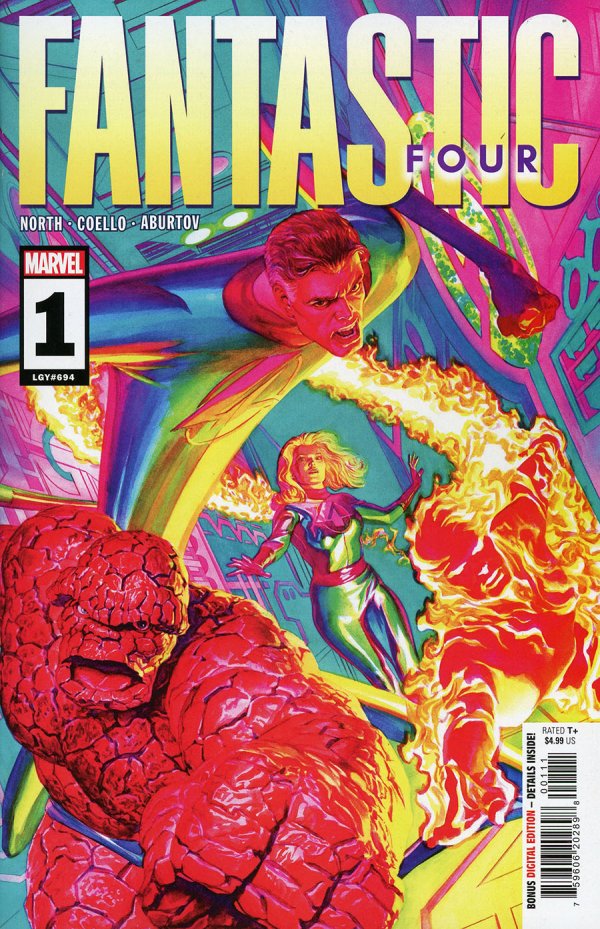 Fantastic Four #1 (2022) Marvel Alex Ross A Release 11/09/2022 | BD Cosmos