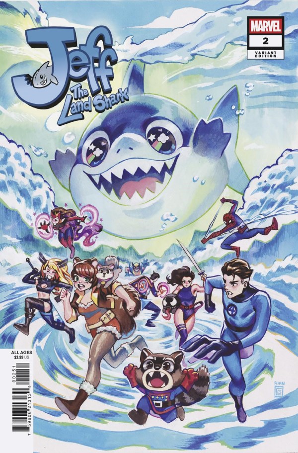 Jeff Land Shark #2 MARVEL Rian Gonzales 07/23/2025 | BD Cosmos