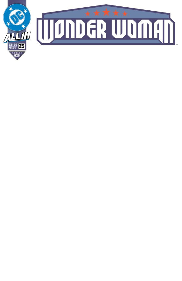 Wonder Woman #25 DC F Blank 09/24/2025 | BD Cosmos