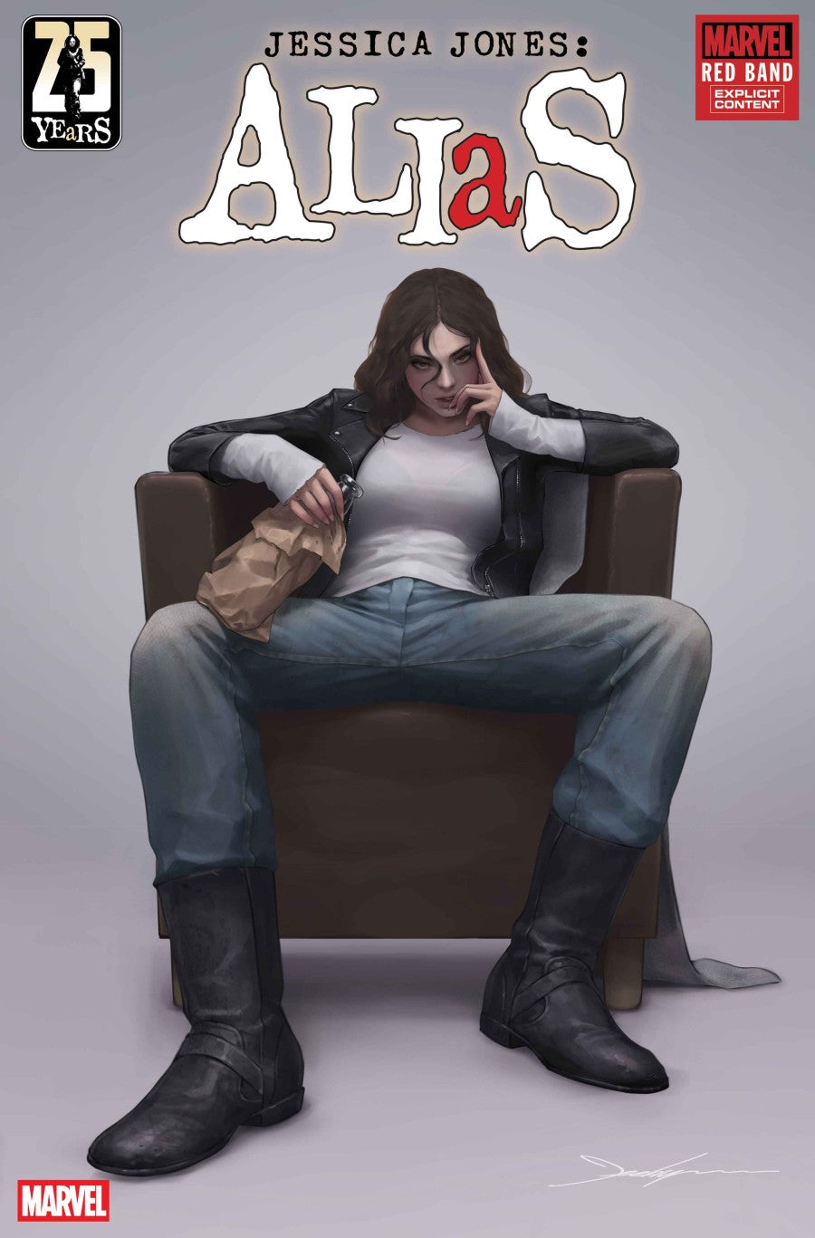 Alias: Red Band #1 MARVEL Jeehyung Lee [Polybagged] 03/11/2026 | BD Cosmos