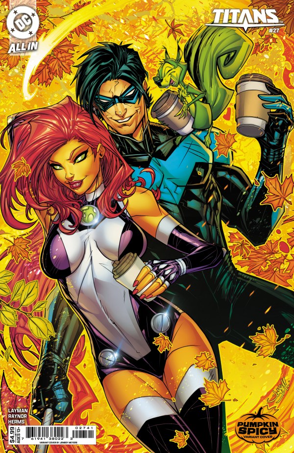 Titans #27 DC D Jonboy Meyers Pumpkin Spicy 09/17/2025 | BD Cosmos
