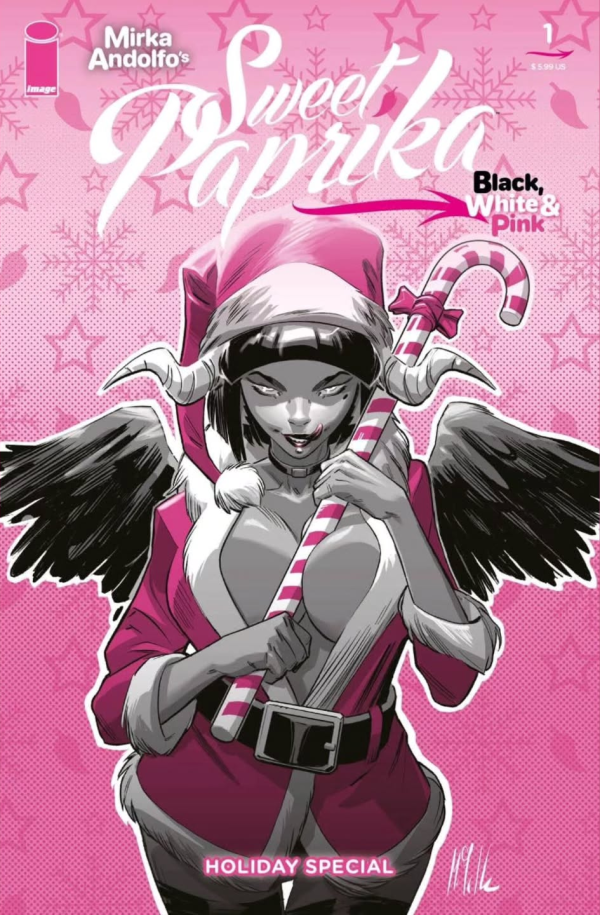 Sweet Paprika B&W&P Holiday [One Shot] IMAGE D Failla 12/24/2025 | BD Cosmos