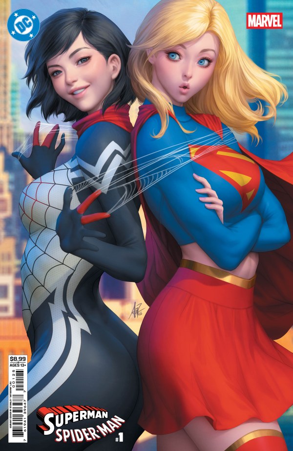DC Marvel Superman Spider-Man #1 DC M Stanley Artgerm Lau Supergirl & Silk 03/25/2026 | BD Cosmos