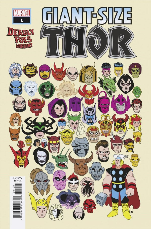 Giant-Size Thor #1 B Marvel Dave Bardin Deadly Foes 08/21/2024 | BD Cosmos