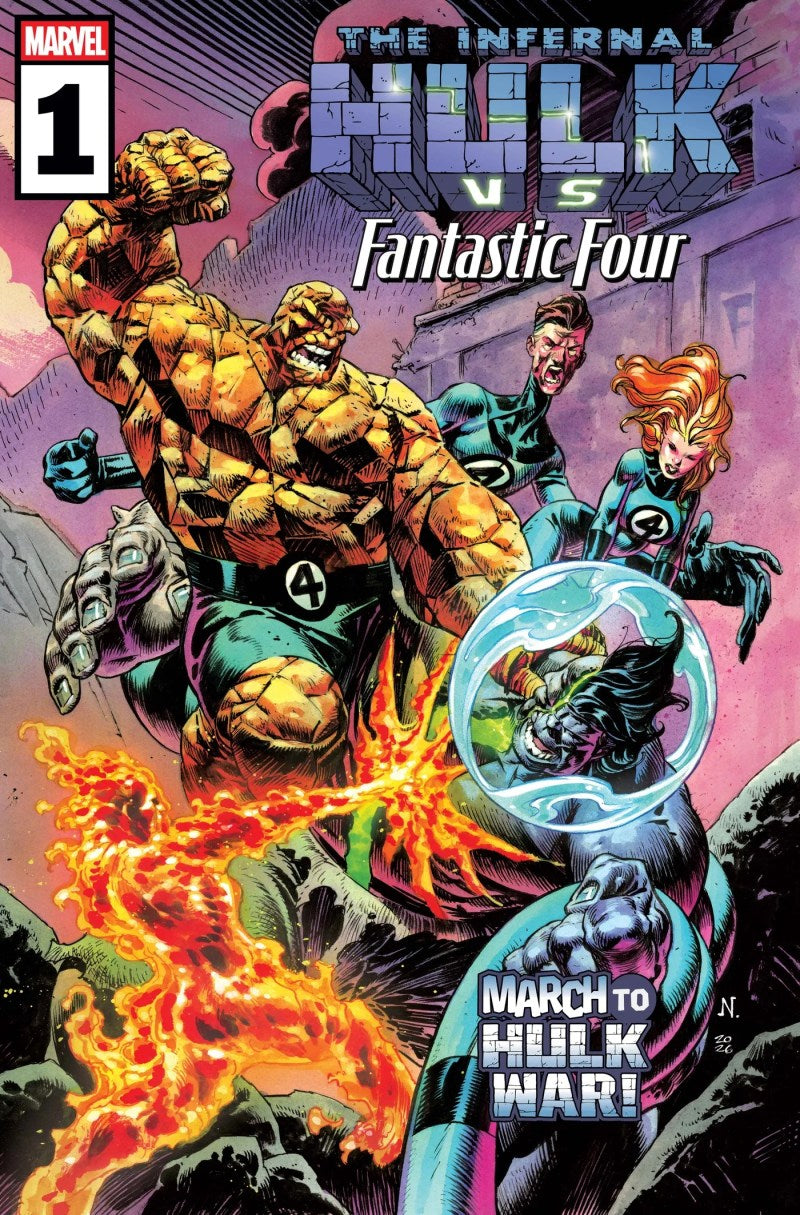 Infernal Hulk vs. Fantastic Four #1 Marvel 10/14/2026 | BD Cosmos