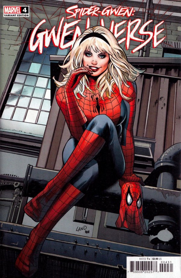 Spider-Gwen Gwenverse #4 (Of 5) Land Homage Variant | BD Cosmos