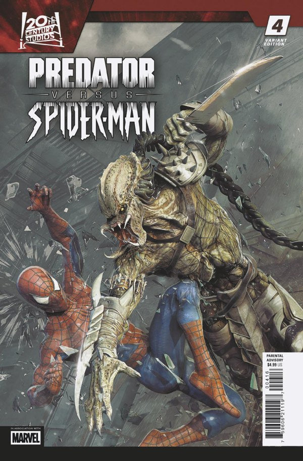 Predator vs. Spider-Man #4 MARVEL 1:25 Bjorn Barends 07/16/2025 | BD Cosmos
