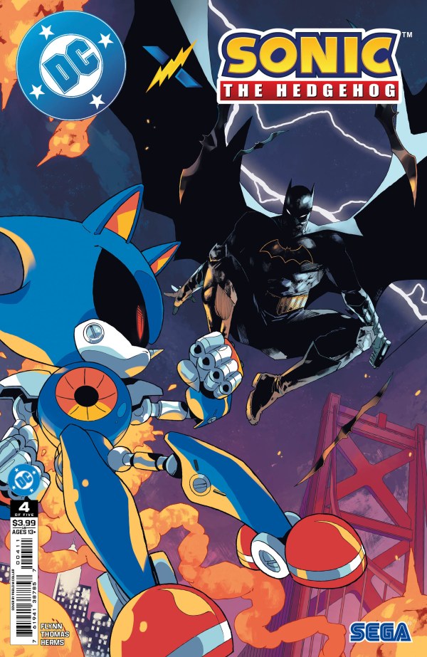 DC X Sonic Hedgehog #4 [Of 5] DC A Pablo M Collar 06/25/2025 | BD Cosmos