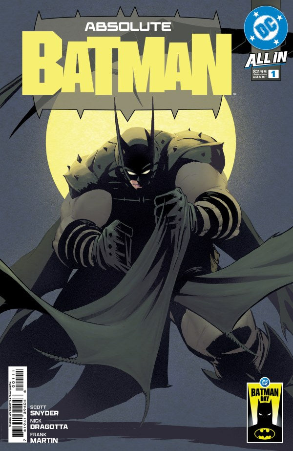Batman Day 2025 Absolute Batman #1 DC A Nick Dragotta 9/10/2025 | BD Cosmos
