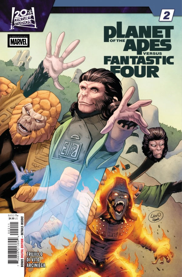 Planet Of The Apes vs. Fantastic Four #2 MARVEL 03/11/2026 | BD Cosmos