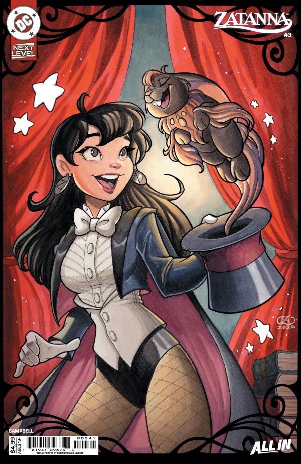 Zatanna [2026] #3 DC D Zullo Uminga 06/24/2026 | BD Cosmos