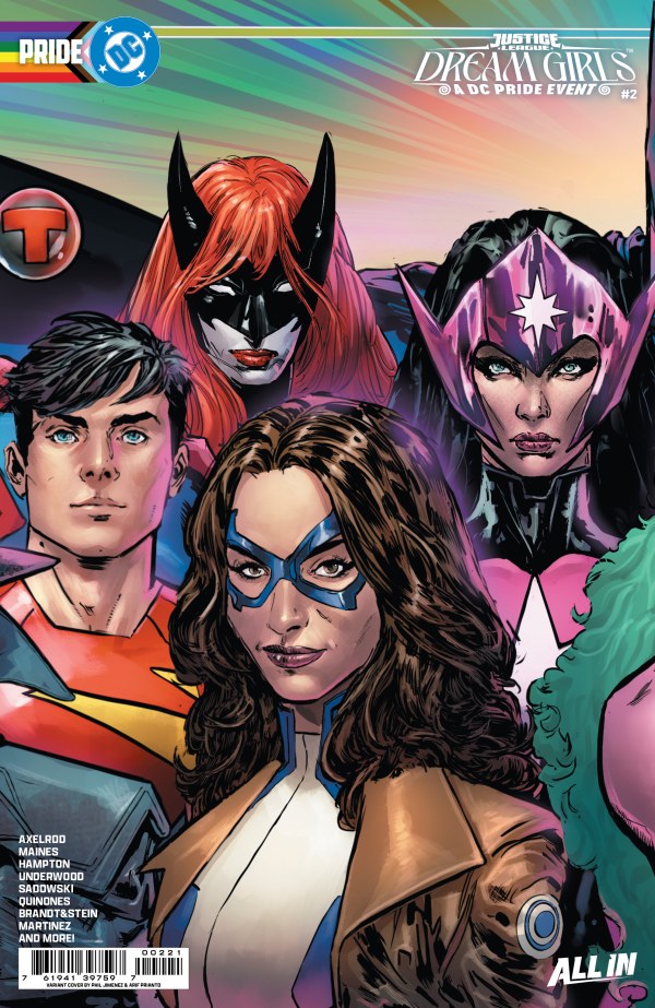 Justice League Dream Girls A DC Pride Event #2 [Of 4] DC B Jimenez Connecting 06/10/2026 | BD Cosmos