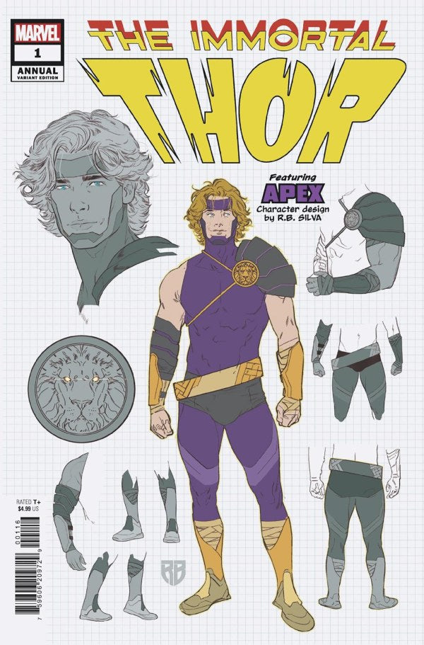 Immortal Thor Annual #1 1:10 Marvel R.B. Silva Design 07/17/2024 | BD Cosmos