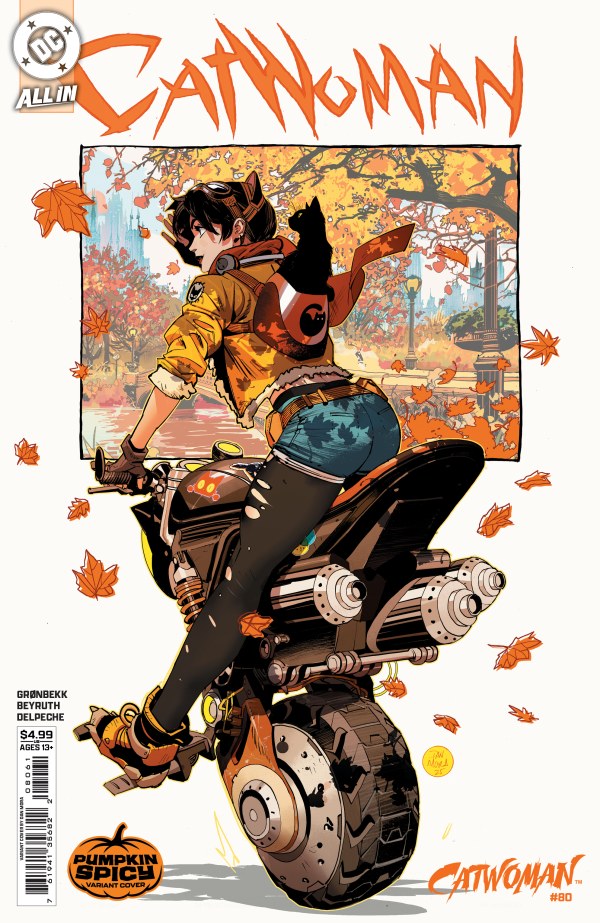 Catwoman #80 DC E Dan Mora Pumpkin Spicy 10/15/2025 | BD Cosmos