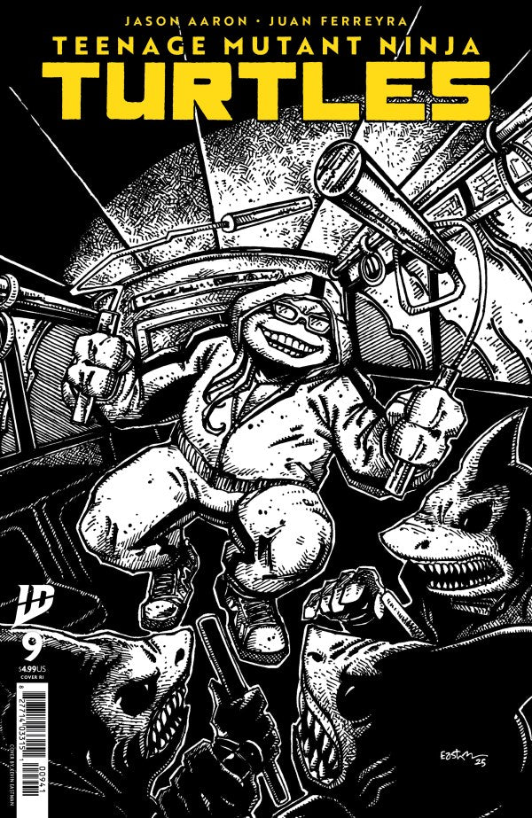 Teenage Mutant Ninja Turtles #9 IDW 1:10 Eastman B&W 06/11/2025 | BD Cosmos