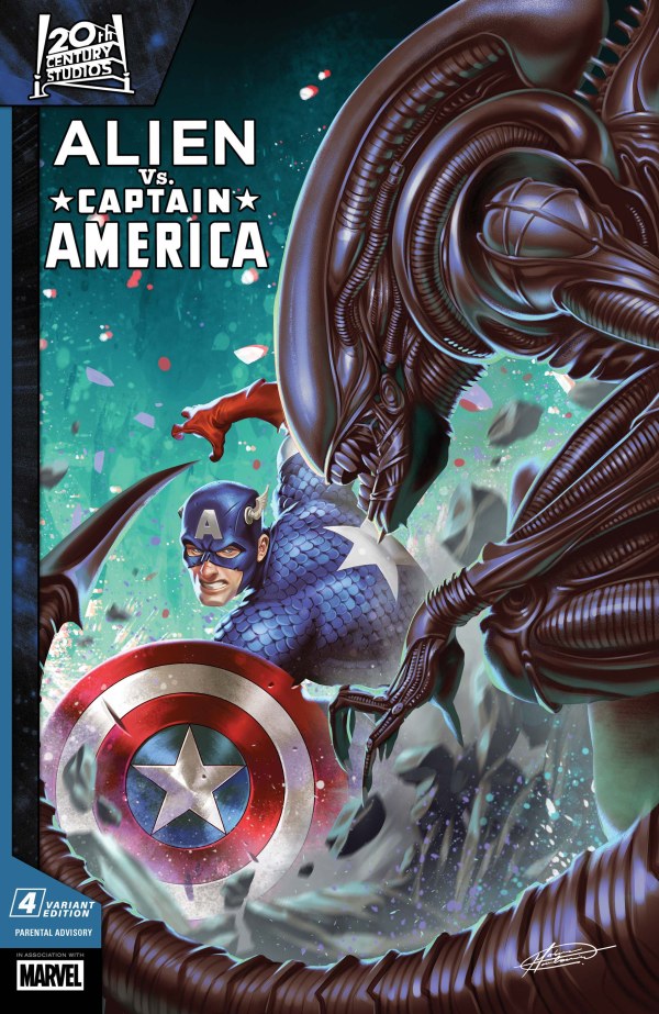 Alien vs. Captain America #4 MARVEL Mateus Manhanini  02/11/2026 | BD Cosmos