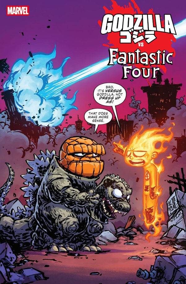 Godzilla vs. Fantastic Four #1 MARVEL Young 03/26/2025 | BD Cosmos