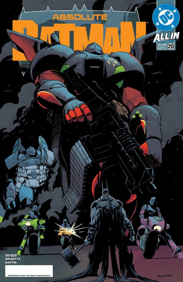 Absolute Batman #20 2nd Print DC A Nick Dragotta 06/03/2026 | BD Cosmos