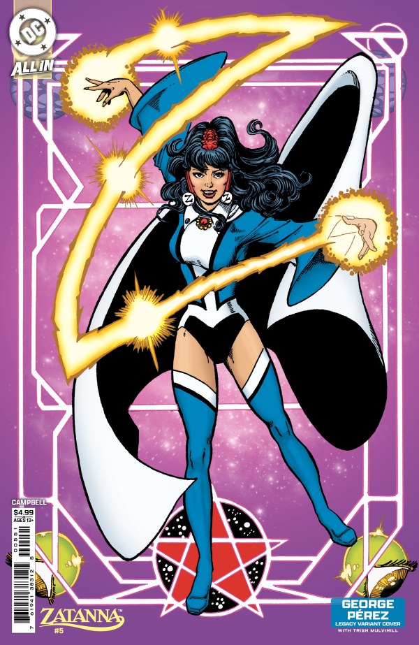 Zatanna #5 [Of 6] DC D George Perez Legacy 06/18/2025 | BD Cosmos