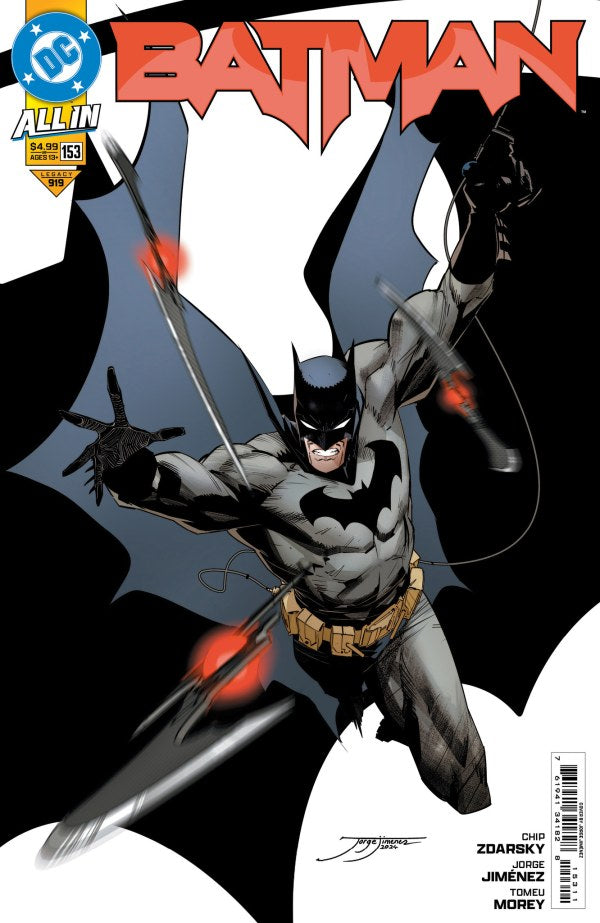 Batman #153 DC A Jorge Jimenez Release 10/02/2024 | BD Cosmos