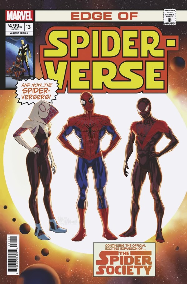 Edge Spider-Verse #3 MARVEL Woods Homage 04/10/2024 | BD Cosmos