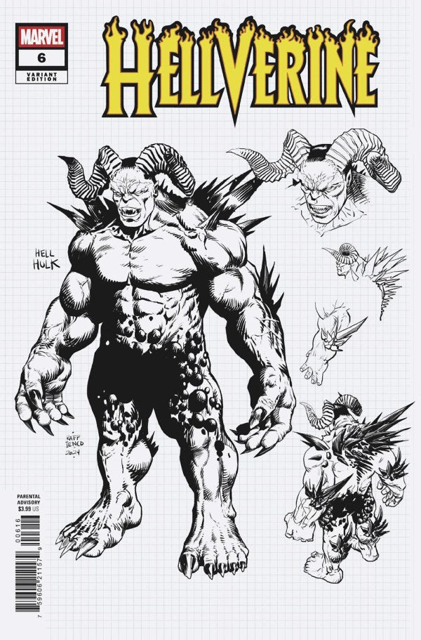 Hellverine #6 MARVEL 1:10 Raffaele Ienco Design 05/14/2025 | BD Cosmos